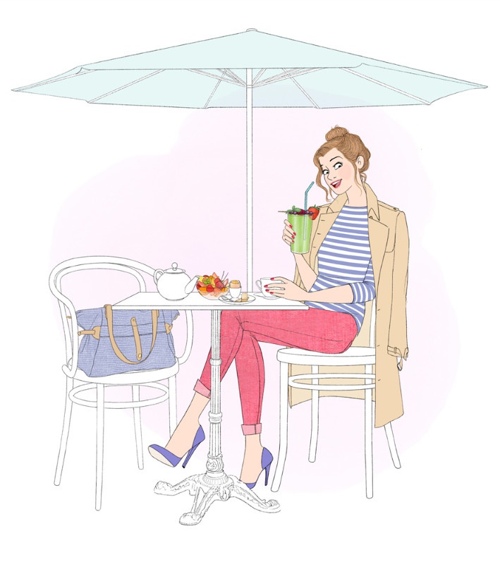 illustration delphine soucail terrasse parasol.jpg - Delphine SOUCAIL | Virginie